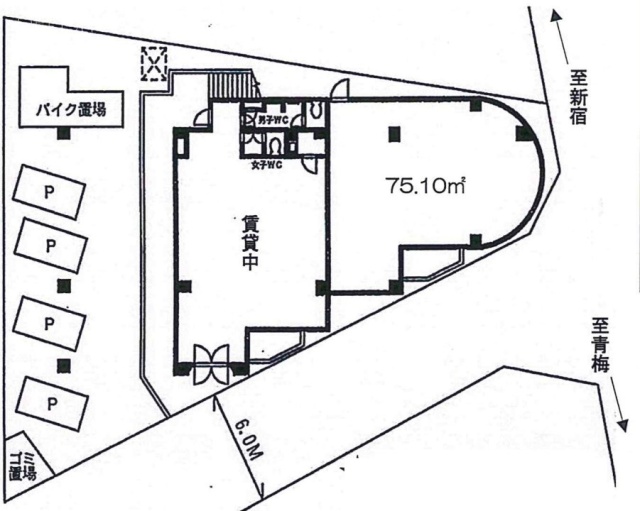 ルネッサンス大和ビル1F 間取り図