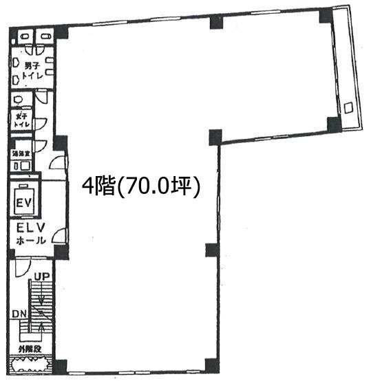 旭ビル4F 間取り図