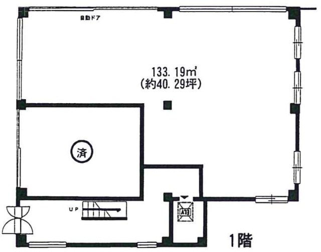 竹ノ塚保木間2丁目ビル101 間取り図