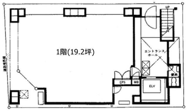 エスポワールOKABE1F 間取り図