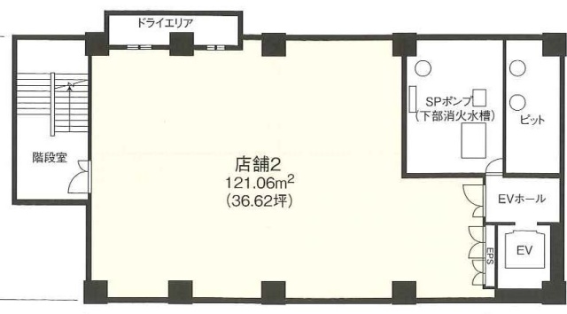 新橋エンタービルB1F 間取り図