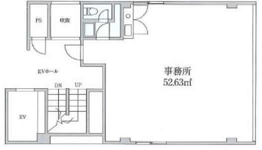 荒川ビル6F 間取り図