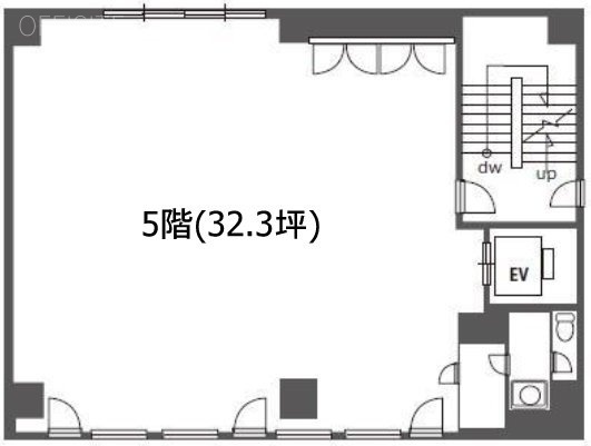 KHBeビル5F 間取り図