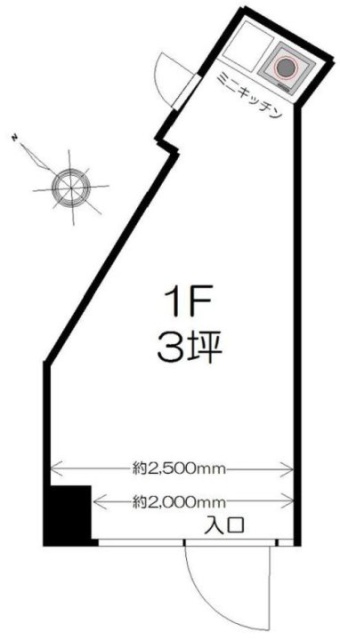 明治通りコバヤシビル1F 間取り図