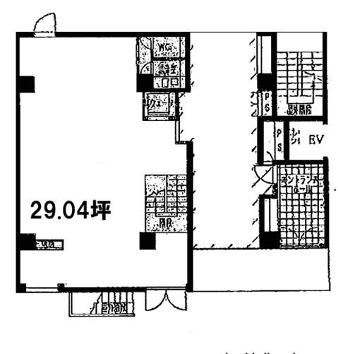ICM中央ビル1F 間取り図
