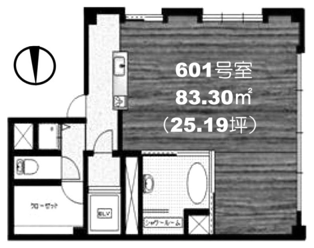 ASITIS芝601 間取り図