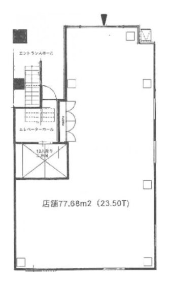 JUスカイタウン錦糸町1F 間取り図