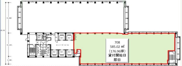 虎の門三井ビルディング708 間取り図