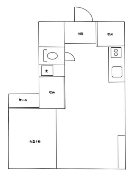 並木橋ビル2F 間取り図