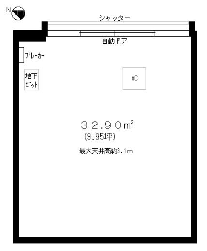 小林ビル101 間取り図