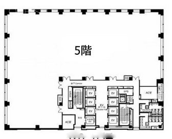 東五反田スクエアビル501 間取り図