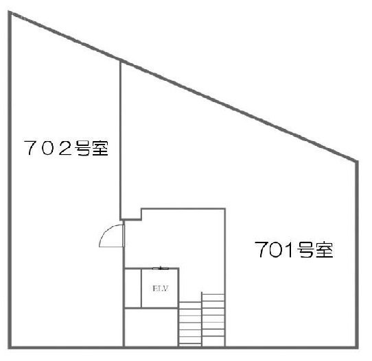 三久ビル701 間取り図