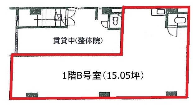 鈴木ビルB 間取り図