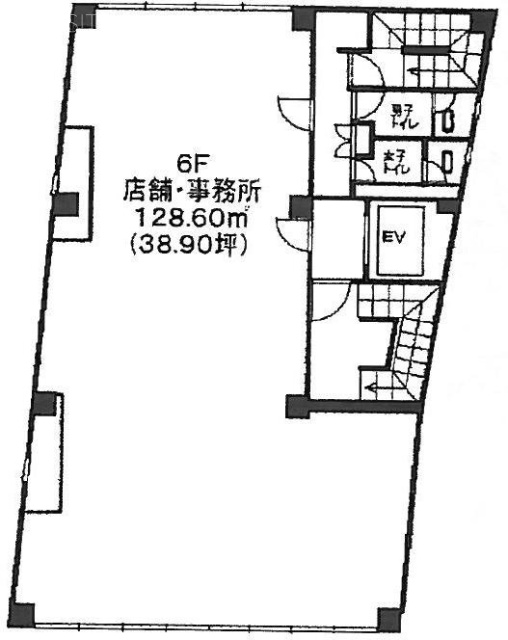 DS三軒茶屋ビル6F 間取り図