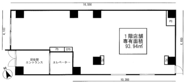 Soshite(ソシテ)ビル1F 間取り図