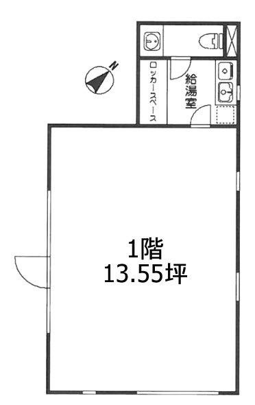 アルファニッシュ豪徳寺1F 間取り図