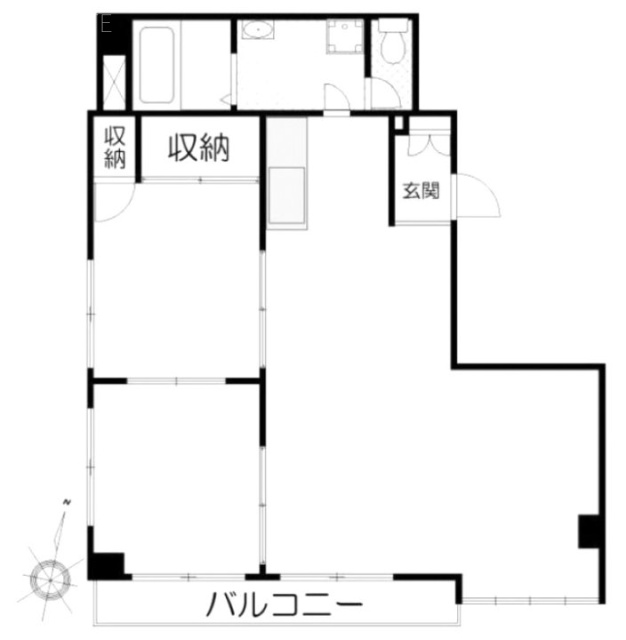コミヤビルⅢ8F 間取り図