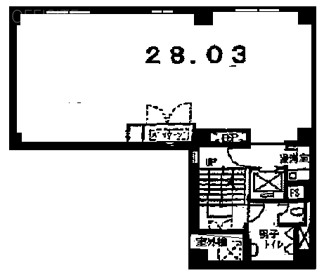 人形町Nビル5F 間取り図