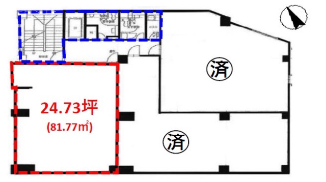 パルムハウス梅屋敷2F 間取り図