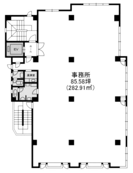 岩見ビル3F 間取り図