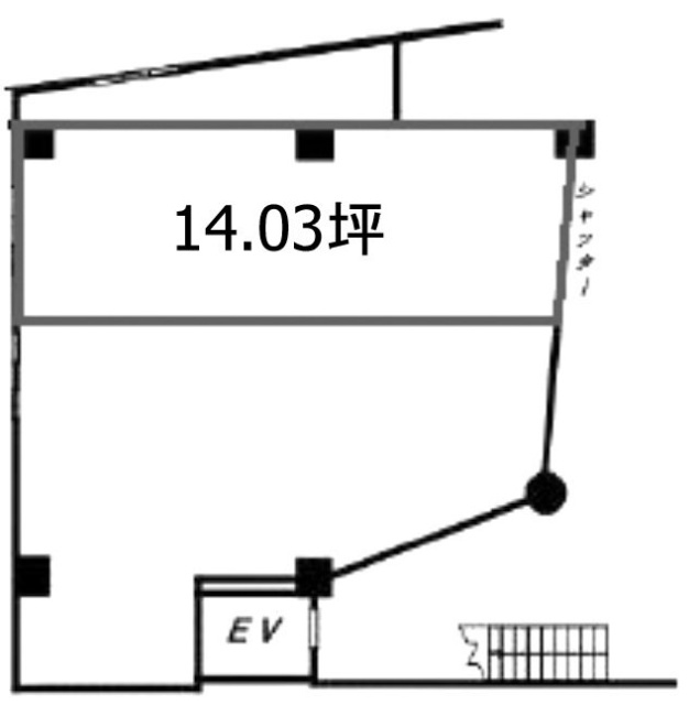 武蔵関新築店舗ビルB 間取り図