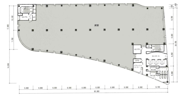 トーシンビル3F 間取り図