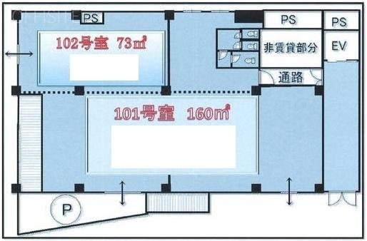 永島第二ビル101 間取り図