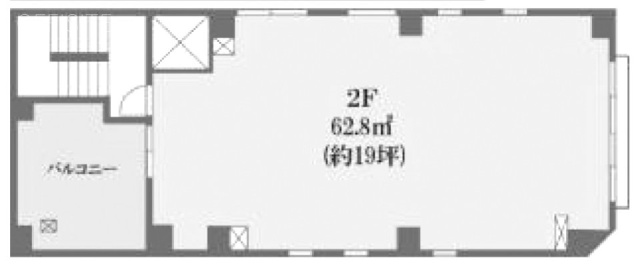 第2南原宿ビル2F 間取り図
