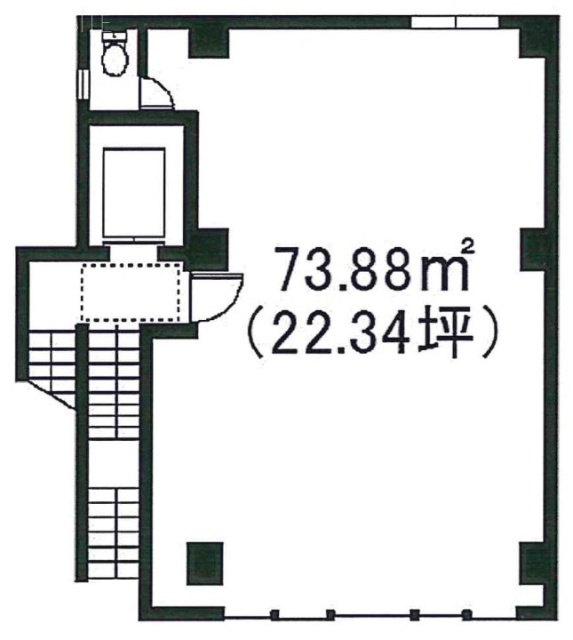 小幡第二ビル2F 間取り図