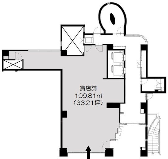 内神田DNKビル1F 間取り図