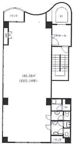 米沢ビル5F 間取り図