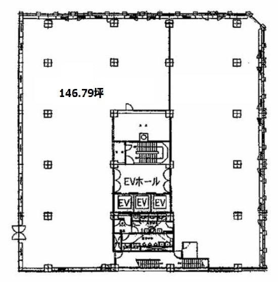 OPビル402 間取り図