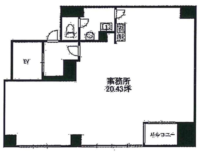 パークサイドビル3F 間取り図