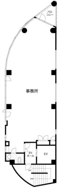 第2朝日ビル3F 間取り図