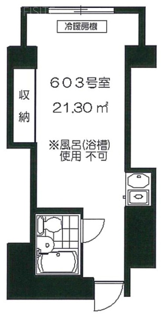 ビジデンス千駄ヶ谷603 間取り図