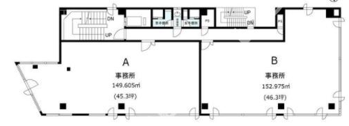 宝栄堂5ビルB 間取り図