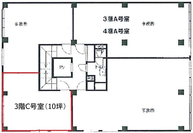 八重洲5の5ビルC 間取り図