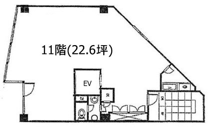 ボニータ新中野ビル11F 間取り図