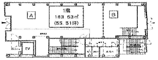 リードシー元町1F 間取り図