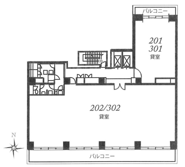 中川ビル302 間取り図