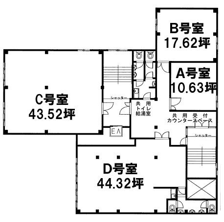 大輪ビルD 間取り図