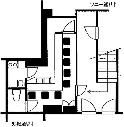 クレグラン銀座ビルC 間取り図