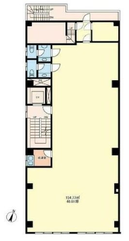 三共美倉ビル別館4F 間取り図