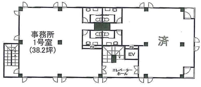 渡辺ビル3F 間取り図