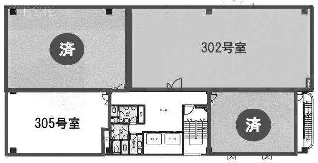 わかちく千葉ビル305 間取り図