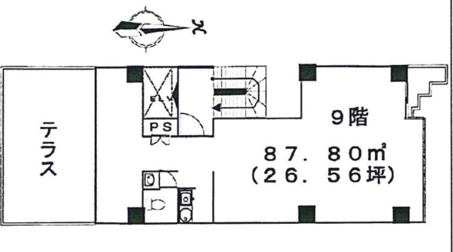 高橋ビル9F 間取り図