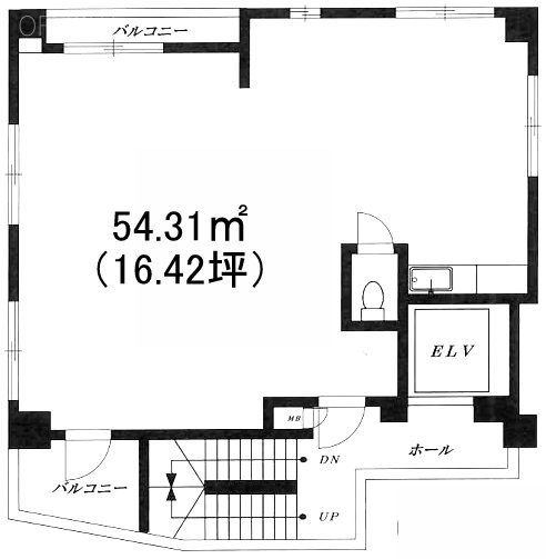 第3ライデンビル401 間取り図