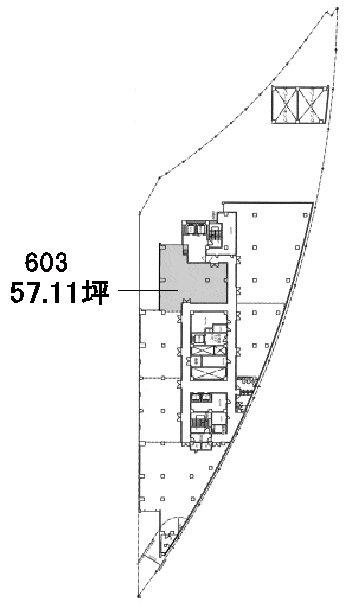 クロスゲート6F 間取り図