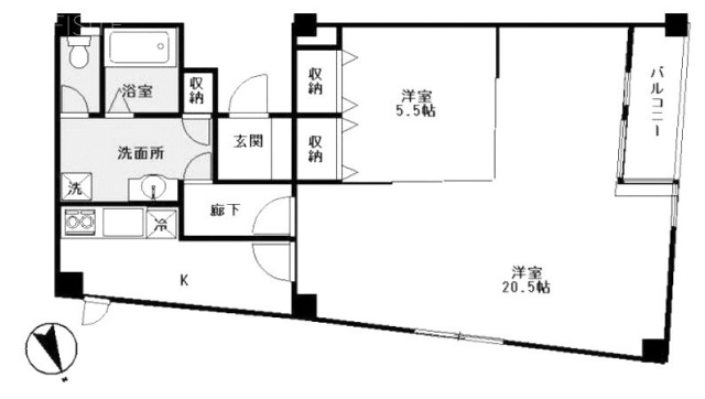 DAIGOビル402 間取り図