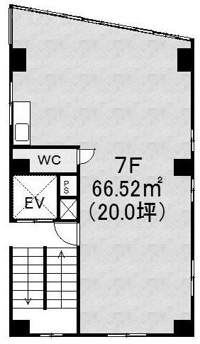 佐藤エステートビル本館7F 間取り図